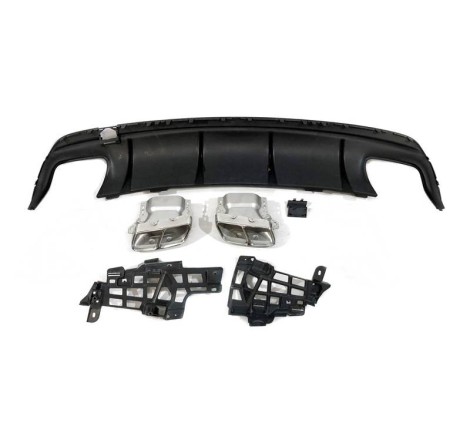 Rear Diffuser Mercedes CLA W117 2016-2018 4D/SW Style Facelift look A45