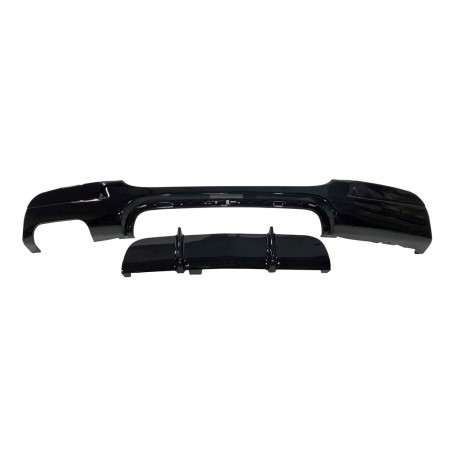 HECKANSATZ HECKSPOILER DIFFUSOR BMW E90 / E91 look M Performance Glossy Black
