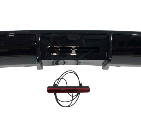 Diffuseur Arrière Volkswagen Golf 7.5 Look TCR Noir brillant Red Light