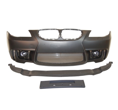 FRONT BUMPER BMW E60 04-09, M1 TYPE FOG LAMPS