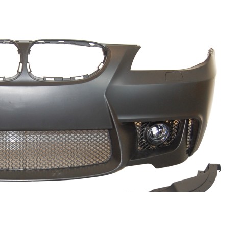 FRONT BUMPER BMW E60 04-09, M1 TYPE FOG LAMPS