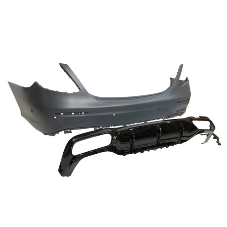 HECKSTOßSTANGE HECKSCHÜRZE Mercedes W213 2016-2019  Look AMG E63
