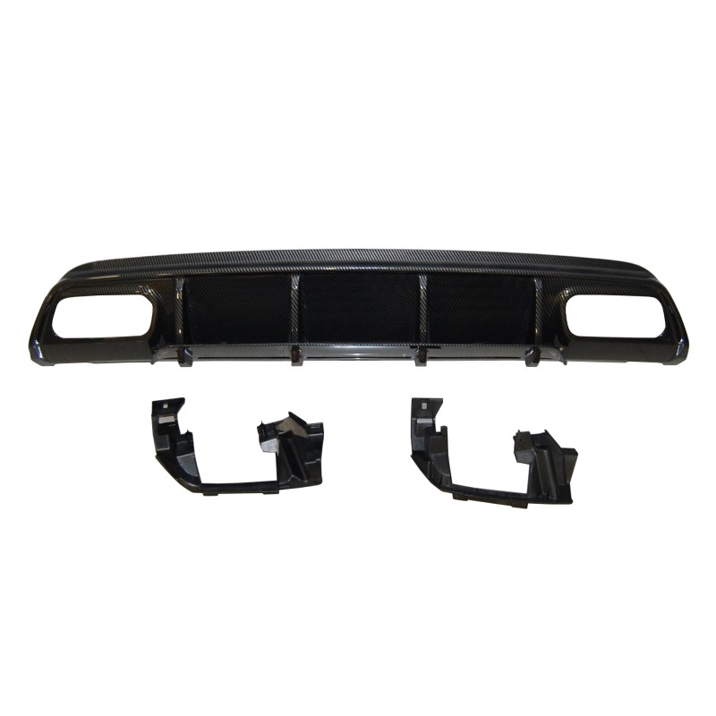 Rear Diffuser Mercedes W176 AMG 2012-2018 Look Carbon A45