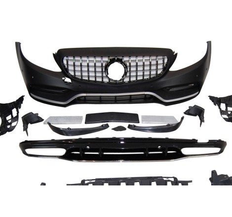 KIT DE CARROCERIA MERCEDES W205 2019 AMG Look C63
