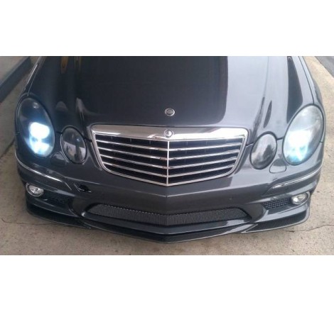 FRONTSPOILER SPOILERLIPPE Mercedes W211 Look AMG E63 07-09 CARBON FIBRE