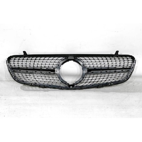 Calandre Mercedes X253 2015-2019 Diamond Full Black Caméra