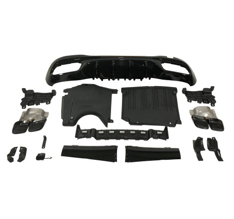 Rear Diffuser Mercedes W206 Sedan / SW Look C63