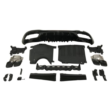 Rear Diffuser Mercedes W206 Sedan / SW Look C63