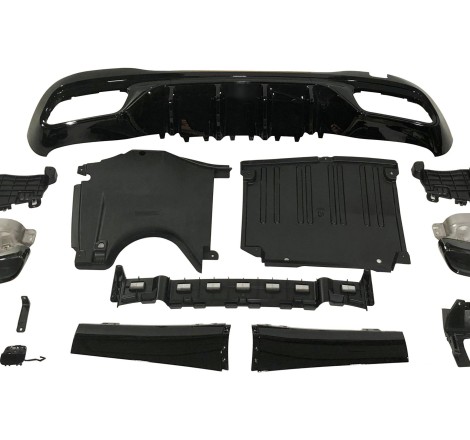 Rear Diffuser Mercedes W206 Sedan / SW Look C63