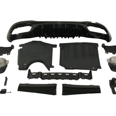 Rear Diffuser Mercedes W206 Sedan / SW Look C63