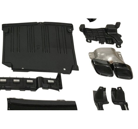 Rear Diffuser Mercedes W206 Sedan / SW Look C63