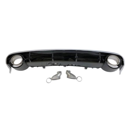 DIFFUSEUR ARRIÈRE AUDI A6 / A6 AVANT C7 2015- 2018 LOOK RS6 ABS