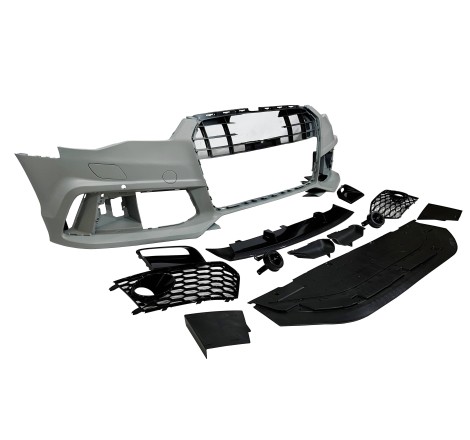 Paragolpes Delantero Audi A6 2015-2018 C7 Look RS6 Carbono