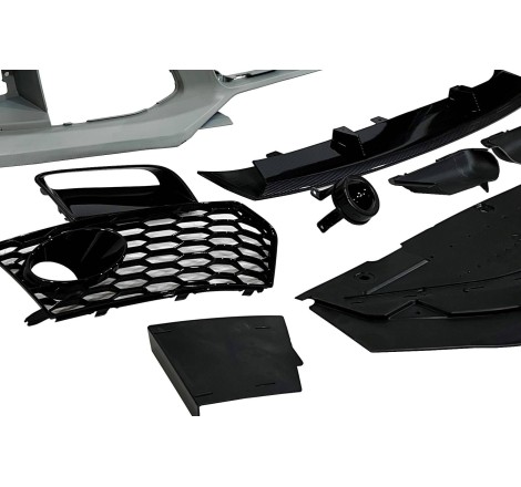 Paragolpes Delantero Audi A6 2015-2018 C7 Look RS6 Carbono