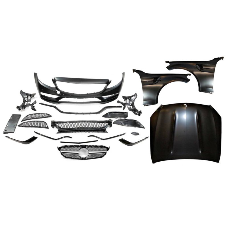 Kit De Carrocería Mercedes W205 2014-2018 2P/4P/SW Look AMG C63