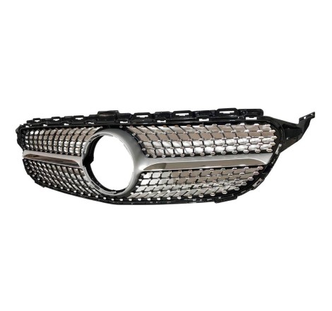 FRONT GRILL Mercedes W205 2014-2018 LOOK DIAMOND Chromed