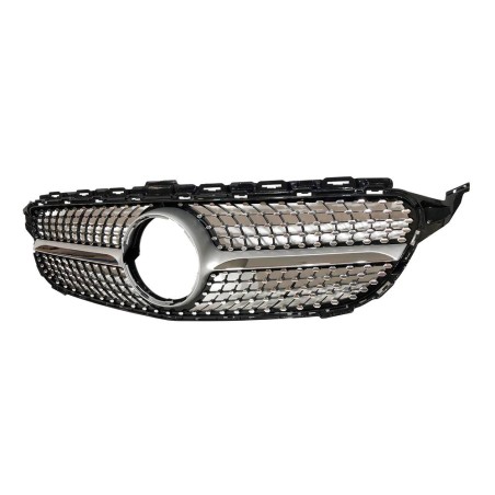 FRONT GRILL Mercedes W205 2014-2018 LOOK DIAMOND Chromed