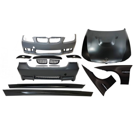 STOßSTANGENSET BODYKIT BMW E90 05-08 LOOK M3 FENDERS