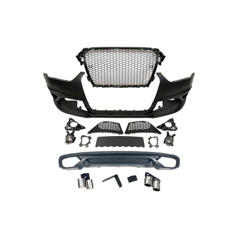 KIT DE CARROCERIA Audi A4 13-16 Look RS4 B8.5 ABS