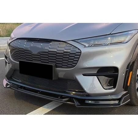 FRONTSPOILER SPOILERLIPPE Ford Mustang Match-E 2021 Glossy Black
