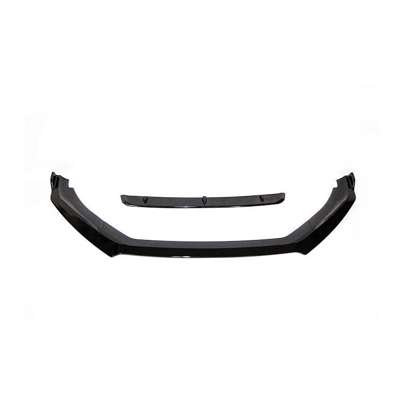 Spoiler Delantero Volkswagen Scirocco R20 2015+ Negro Brillante