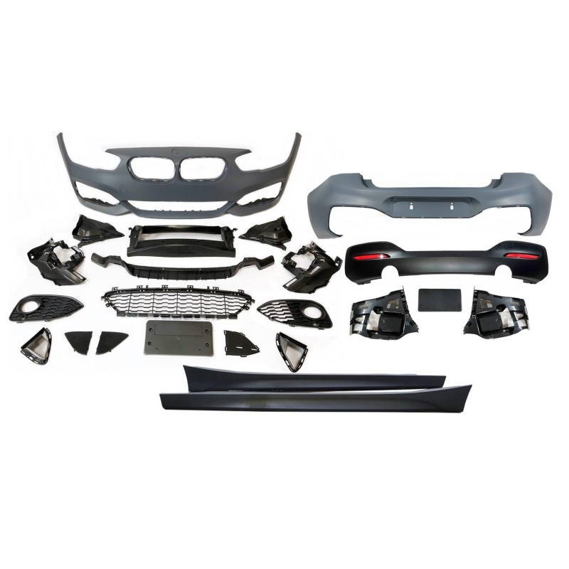 STOßSTANGENSET BODYKIT BMW F20 LCI 15-19 look M-Tech 2 Exhausts