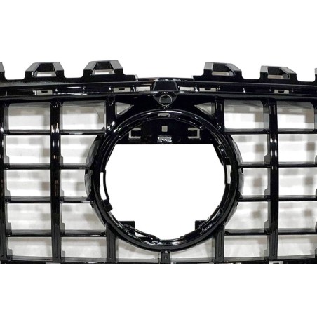FRONT GRILL Mercedes W118 / C118 CLA Look GT Full Black Camera