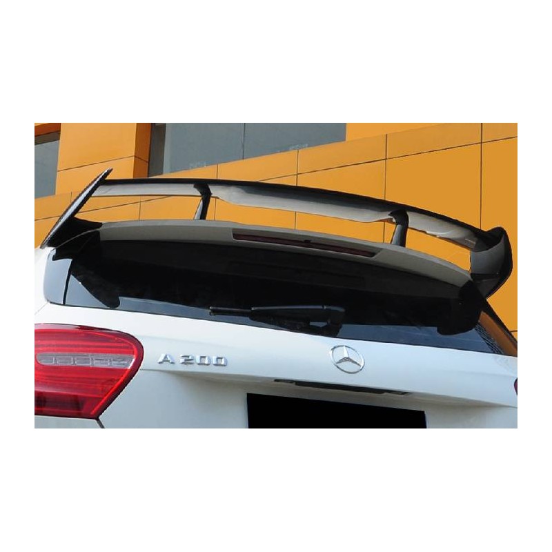 HECKLIPPE SPOILER HECKSPOILER KOFFERRAUM LIPPE MERCEDES W176 2012-2018 A45 LOOK AMG Glossy Black