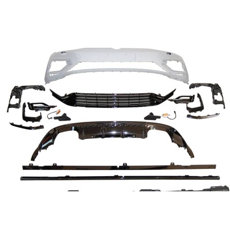 STOßSTANGENSET BODYKIT VOLKSWAGEN GOLF 7.5 3/5D Facelift LOOK R20