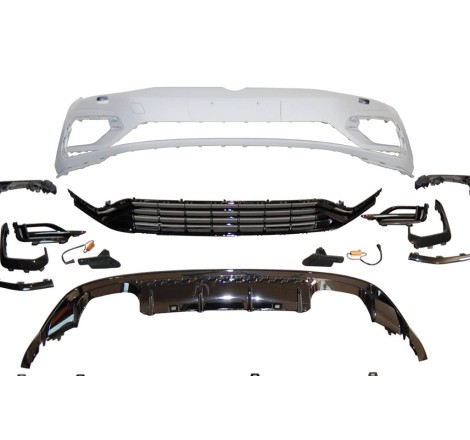 STOßSTANGENSET BODYKIT VOLKSWAGEN GOLF 7.5 3/5D Facelift LOOK R20