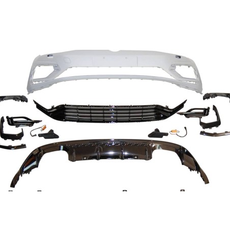 STOßSTANGENSET BODYKIT VOLKSWAGEN GOLF 7.5 3/5D Facelift LOOK R20