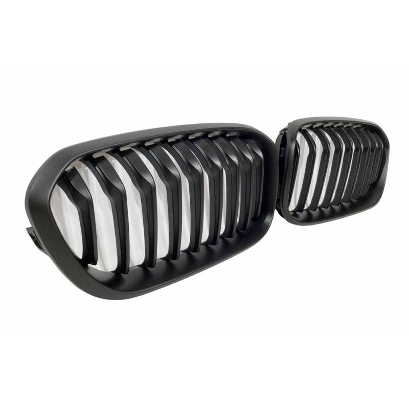 3-teiliger Kühlergrill Streifen Für BMW F20 F21 LCI 2015-2019 - 9 Lamellen Design