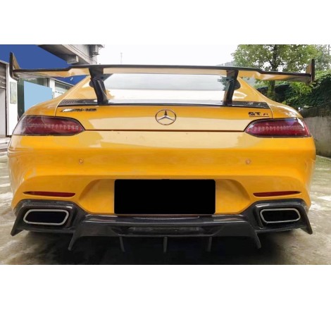Carbon Fibre Rear Diffuser Mercedes R190 Coupe Look AMG GT