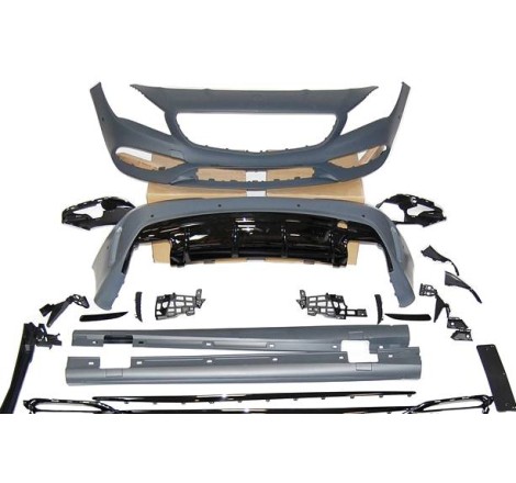 Body Kit Mercedes W117 13-18 4D / SW Facelift Look AMG A45 II Sport grill