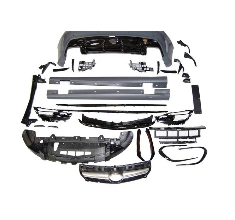 Body Kit Mercedes W117 13-18 4D / SW Facelift Look AMG A45 II Sport grill