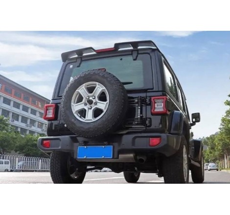 Upper Spoiler Jeep Wrangler JK Rubicon 2007-2017 Matte Black
