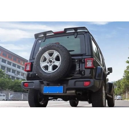 Upper Spoiler Jeep Wrangler JK Rubicon 2007-2017 Matte Black