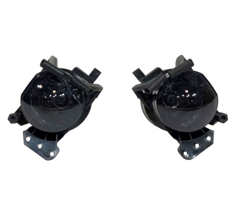 Set Of Fog Lamps For Bumper BMW E60 Look M5 / E90 Look M-Tech / E90 Look M3 / E92 Look M3 Smoked