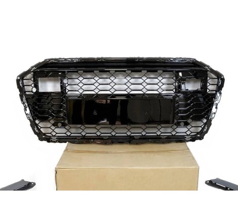 FRONT GRILL AUDI A6 2020 Look RS6 BLACK