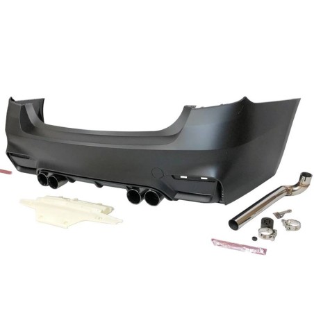 Pare-Choc Arrière BMW F32 / F33 / F36 Look M4 2 Sorties, Echappement