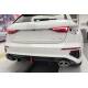 Difusor Trasero Audi A3 Sportback 2021+ SLine Look RS3 ABS