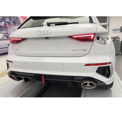HECKANSATZ HECKSPOILER DIFFUSOR Audi A3 Sportback 2021+ SLine Look RS3 ABS