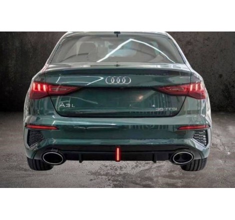 HECKANSATZ HECKSPOILER DIFFUSOR Audi A3 Sedan 2021+ SLine Look RS3 ABS