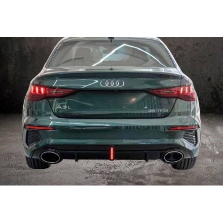 HECKANSATZ HECKSPOILER DIFFUSOR Audi A3 Sedan 2021+ SLine Look RS3 ABS