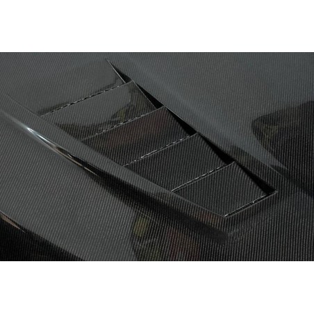 FRONTHAUBE KOFFERRAUM DECKEL ECHT CARBON  BMW F10 / F11 2010-2016 Look GTR2 WITH AIR INTAKE Mod. II