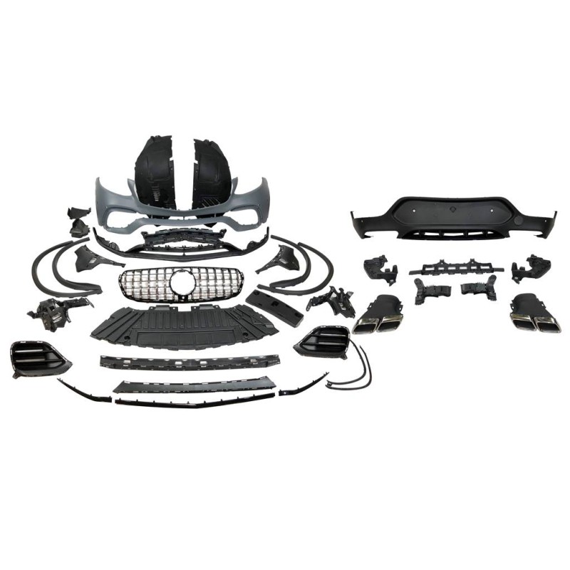 STOßSTANGENSET BODYKIT Mercedes X253 GLC Coupe 2016-2019 look GLC 63 2020