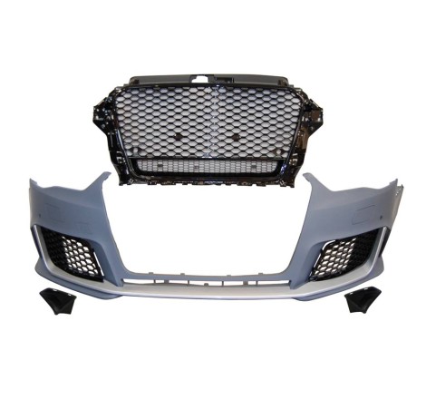 Front Bumper Audi A3 2013-2015 4 Doors / Cabriolet Look RS3