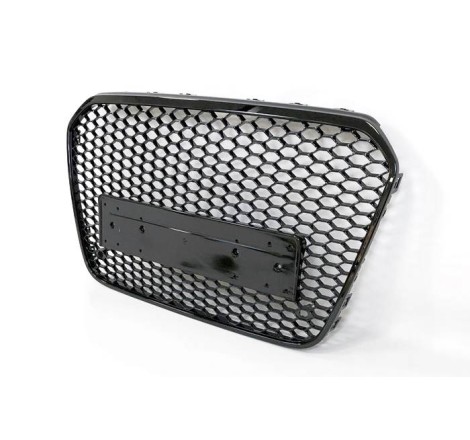 FRONT GRILL AUDI A6 11-15 LOOK RS6 BLACK