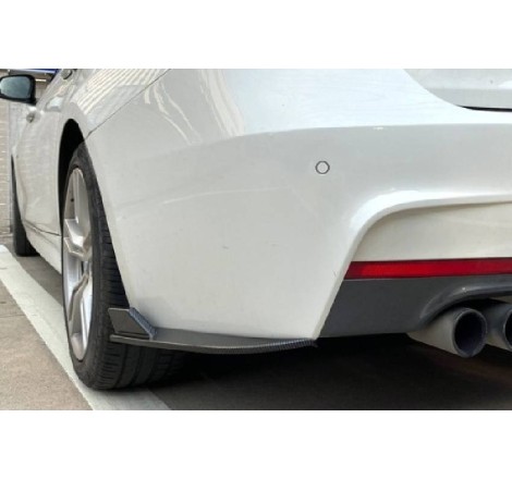 Rear tips BMW F30 2013-2019 M-Tech Glossy Black