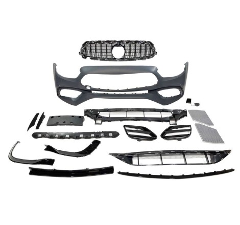 Front Bumper Mercedes W213 4d 2020+ / C238 2021 look AMG E63